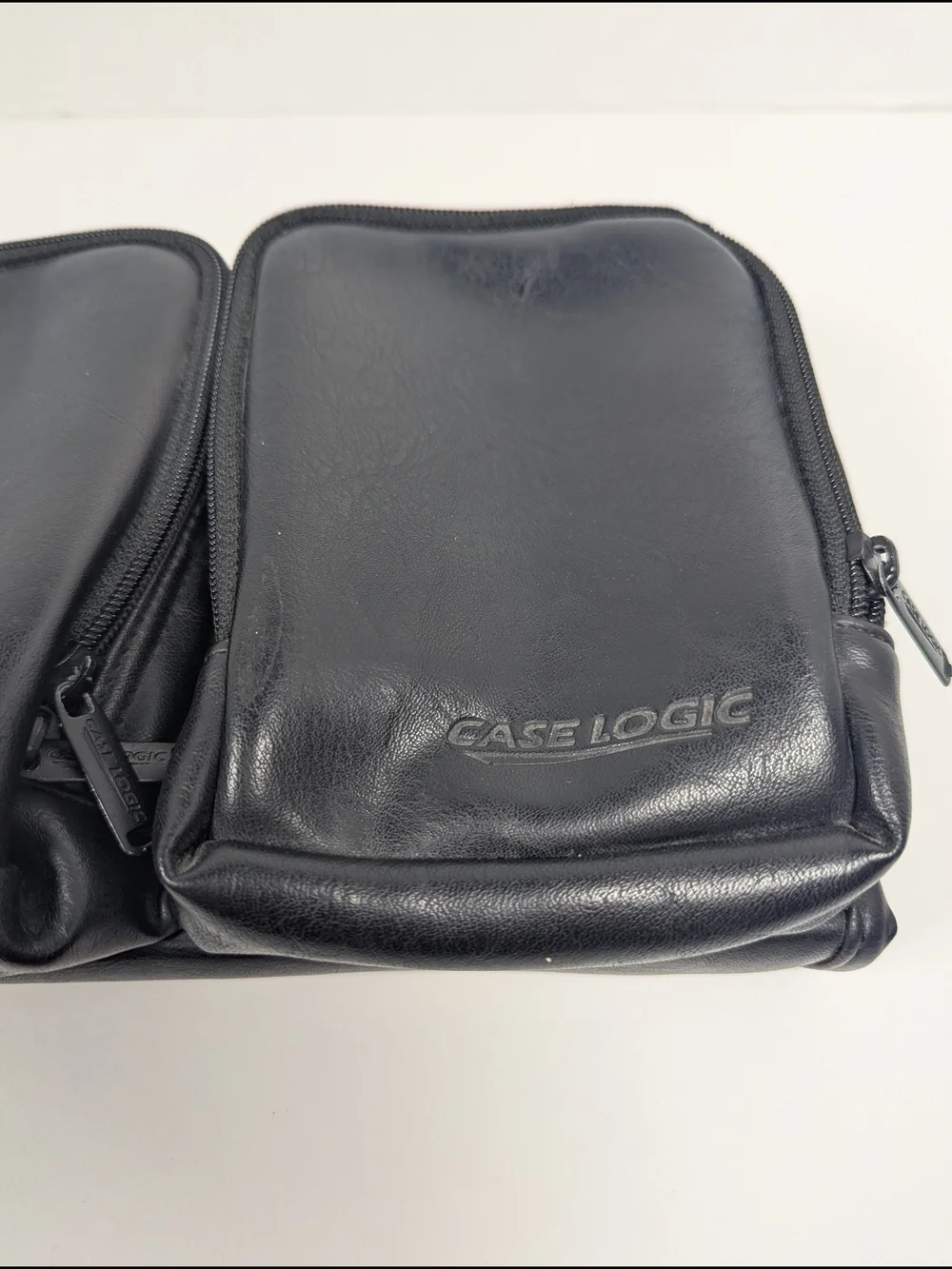 Case Logic Black Faux Leather CD Case & CD Player Holder Carrier